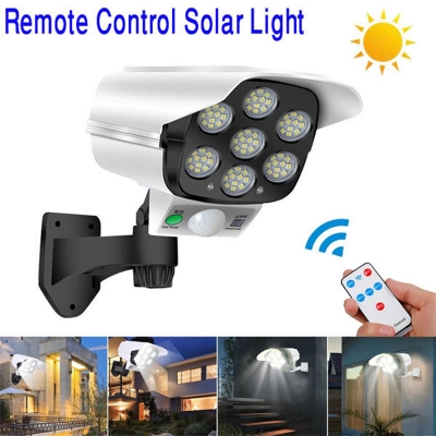 Picture of Remote control 77 LED solar motion sensor lamp White