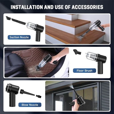 Picture of 2 in 1 vacuum cleaner portable & Rechargeable 