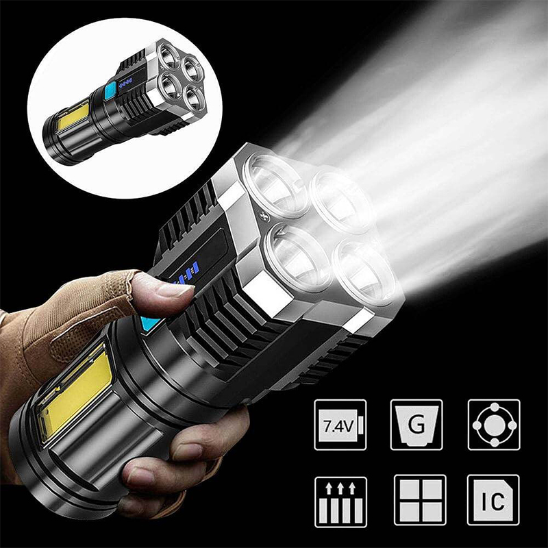 Picture of Torch Light 3 LED 2025 Black