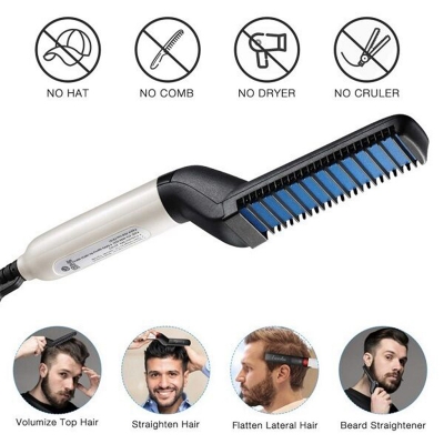 Picture of Comb Men Beard and Hair Quick Straightener 