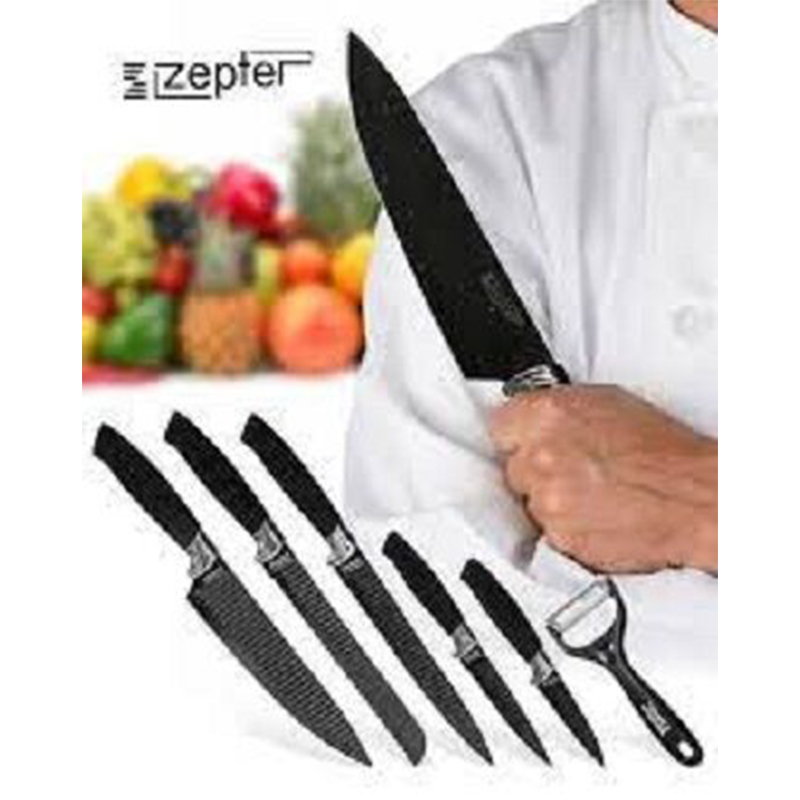 Picture of zepter Kitchen tools Set 6 Pcs Set For Chef Zepter Black