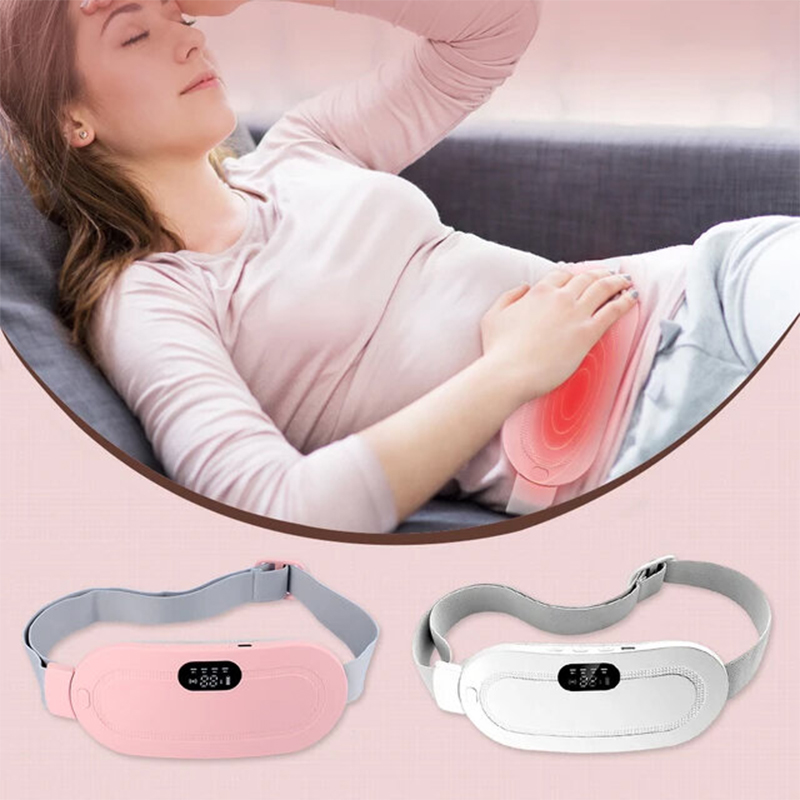 Picture of Heating pad for Period Cramps & Vibration sliming Massage belt5ey Multicolor