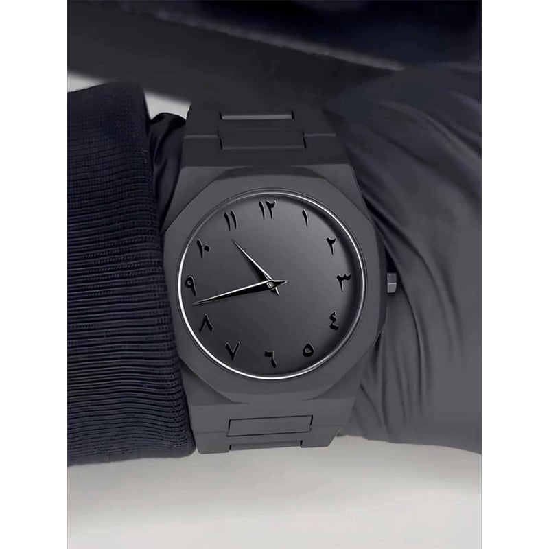 Picture of Black Minimalist Analog Watch | Trending Wristwatch Black