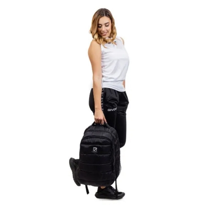 Picture of Givova Holland Quilted Padded Backpack Givova Unisex Multipocket Waterproof Black