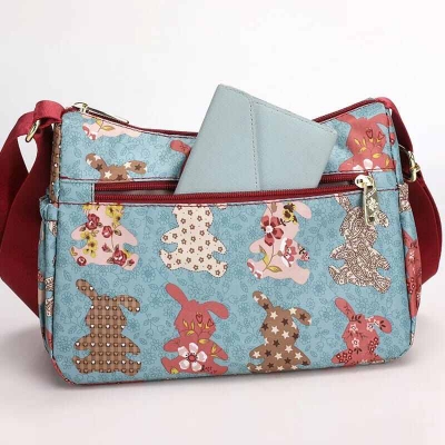 Picture of Korean sports travel shoulder bag Lake Blue