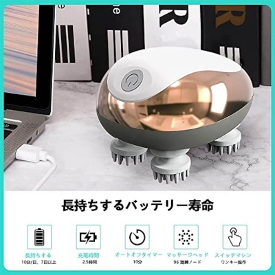Picture of Electric Scalp sager Safe Wireless Body Deep Multicolor