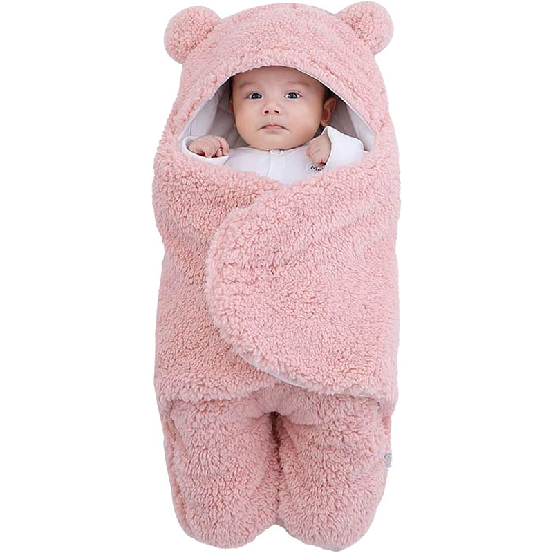 Picture of 100% Cotton Thicken Soft Newborn Baby Wrap Blanket 