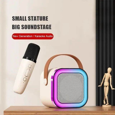 Picture of Mini Karaoke Speaker with Wireless Microphone Multicolor