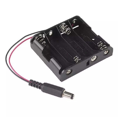 Picture of Battery Holder (4xAA) - Black - Black