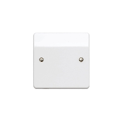 Picture of Melamine Blank Plate Switch -White - White