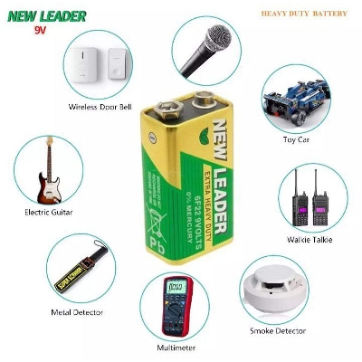 Picture of 9v ব্যাটারি [1 পিস] (129012762) - 129012762 - Green