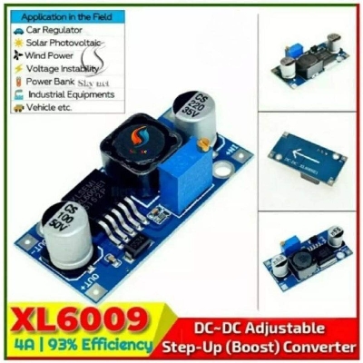 Picture of XL 6009 DC - DC BOOST CONVERTER STEP -UP POWER MODULE - Green