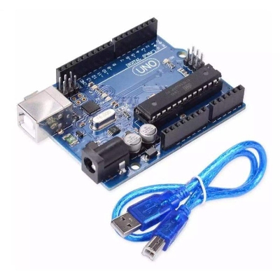 Picture of Arduino Uno R3 Microcontroller  Atmega328 - Green