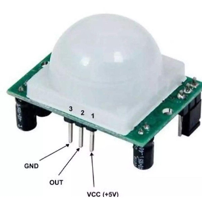 Picture of Motion Detection sensor (PIR) - Table Lamp - White