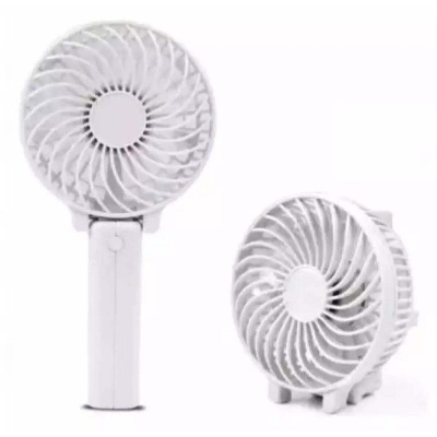 Picture of Mini USB lithium Battery Rechargeable Hand Fan - White