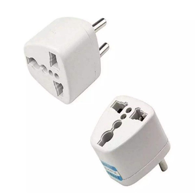 Picture of 3 pin Travel Multi socket - White
