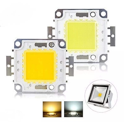 Picture of 1Pcs 50W Hight Power Pureb White Led Smd Square Chip Panel Bead Lamp Light Bulb Pure White - Table Lamp - White