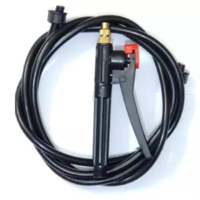 Picture of Adjustable press sprayer pump valve Hand Lance Handle, Garden spray Gan Brass (with pipe 115 cm Long) - Black