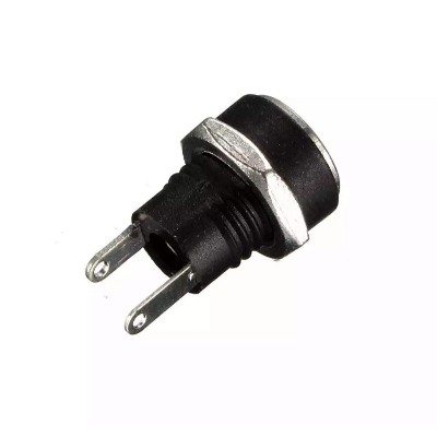 Picture of 1 pcs 3A 3.5×1.3 mm Dc Jack socket plug Female Panel Mount power connector Adaptor - Black