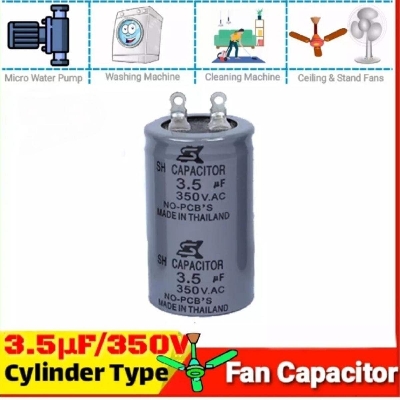Picture of Ceiling Fan capacitor 3.5 UF - Grey