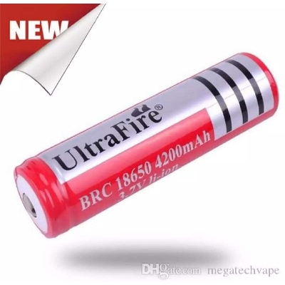 Picture of 18650 3.7V Rechargeble Battery 4200/6800MAh ( High quality ) - Red