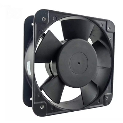 Picture of 4 inch Ac cooling fan Ac 220V 22w ventilator Fan Low Noise Axial use for Exhaust w1209 circulation ventiation Fan mini Incubator system - Black