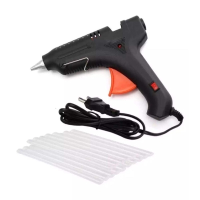 Picture of Hot Melt Glue Gun 100w + 10pcs Glue Stick 11 inch size - White