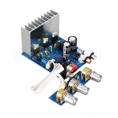 Picture of 2.1 Channel Classical Electric Circuit TDA2030 Audio Amplifier Board Subwoofer No Ratings - Blue