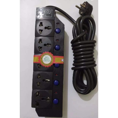 Picture of Need 512 Multiplug Extension 5 Socket With 5M Cable - Black