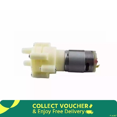 Picture of Vacuum Pump Dc 12V Mini Electric Air Vacuum Pump - High-Pressure Diaphragm Air Pump - Low Noise Operation - Versatile For Various Applications - Silver