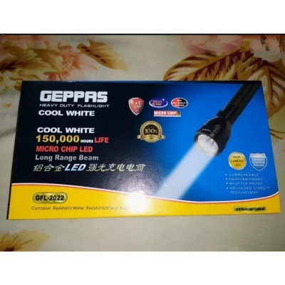 Picture of JEEPASS-JFL-2022 Best Rechargeable LED FlashLight - Black