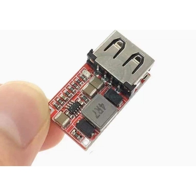 Picture of TE842 6-24V to 5V 3A Car, Bike USB Charger Module DC Buck step down Converter - Black
