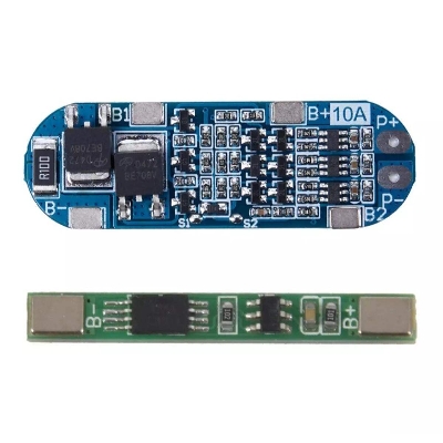 Picture of 3 String 11.1V 12V 12.6V Protection Board Has Overcharge and Short Circuit Function 10A Current Limit & 1S 3.7V 3A 18650 Lithium Li-Ion BMS Charger Protection Board - Green