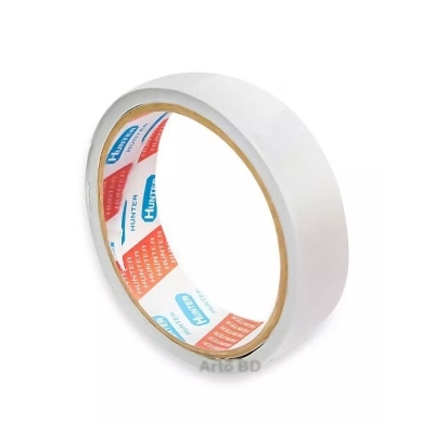 Picture of Double Sided Adhesive One inch Gum Tape - Pack of One - White