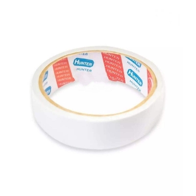 Picture of Double Sided Tape Both Side Adhesive tape 1 inch Gum Tape - Pack of One - White