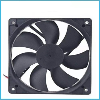Picture of DC 12V 5 inch Cooling Fan - Black