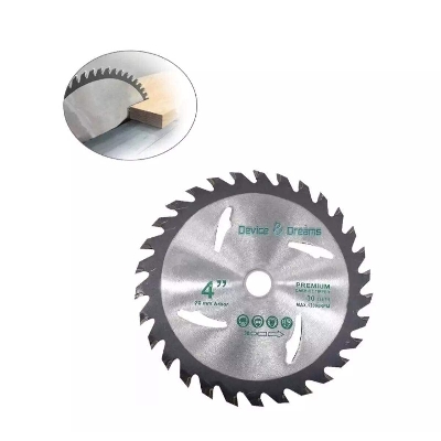 Picture of HSS 4 Inch Round Saw Blade For Wood, Plastic, Fiberboard Cutting k - Silver