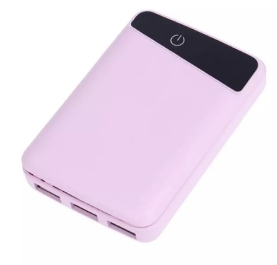 Picture of Portable Stylish First Charging Power Bank Case Pink (Use 3 Piece's 18650 Battery) - Pink