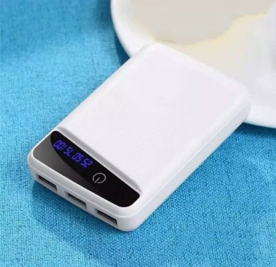 Picture of Portable Stylish First Charging Power Bank Case White (Use 3 Piece's 18650 Battery) - White