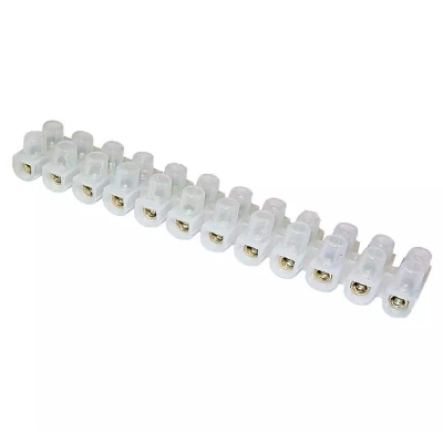 Picture of Terminal Block Connector Strip 12 Way 10 AMP - White