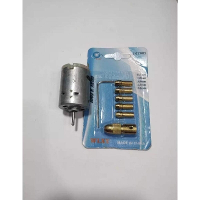 Picture of Mini Electric Hand Drill DIY Electric Drill Drilling Tool Set - Silver