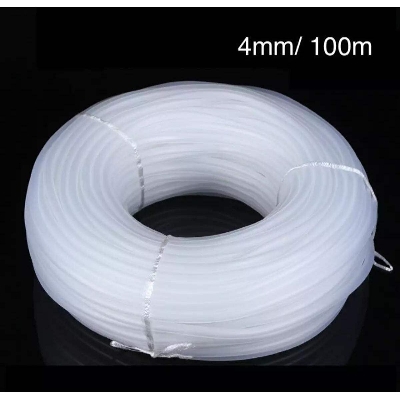 Picture of Air pipe 100m long 4mm for Biofloc Air pump Diapump Fish Tank setup ,Hose 4mm Inner Dia ,Aqurium Air line Hosing pipe for fish tank air pump - White