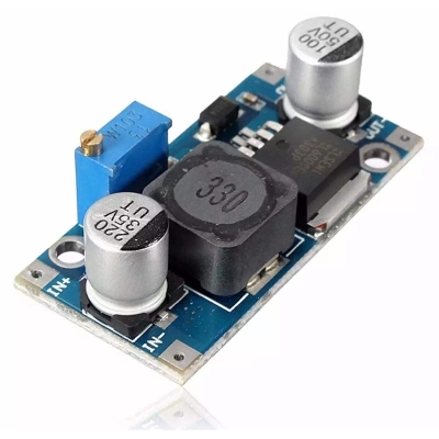 Picture of 3A XL6009 DC-DC 50KHz Adjustable Step Up Power Converter Module - Green