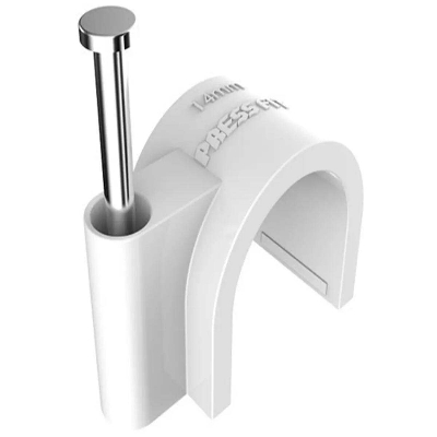 Picture of Cable Clip 100 Pieces 14 mm - White