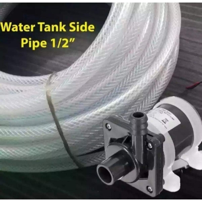 Picture of Hose Pipe 10 Feet 0.5 inch for DC 12V Solar Water Pump (solar pump+pipe10 feet) - Black