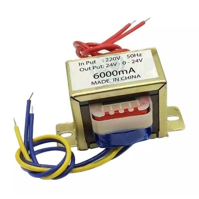 Picture of 24V-0-24V 6A Power Transformer (Input: 220V/50Hz - Output: 24V-0-24V 6000mA) - Gold