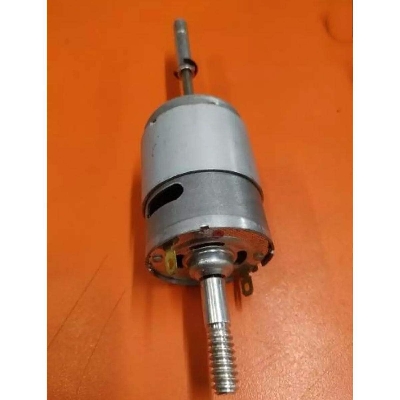 Picture of Threaded long shaft high torque Giant dc motor - Silver - Silver