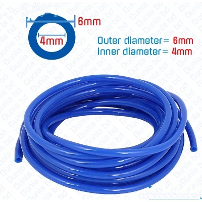 Picture of 20 Feet 8mm Hose Pipe, Pro Air Hose, PU Air Tubing Pipe Hose, - Blue