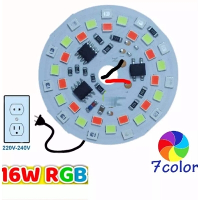 Picture of AC220V LED Bulb lamp plate 15W 18W No Need Adapter Replace LED Lodine(null) - Red