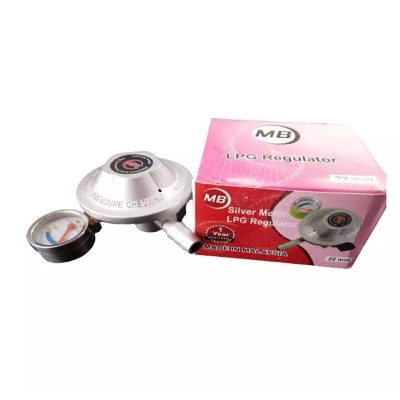 Picture of High Pressure Lpg Regulator – With Meter for Commercial Cooking - Grey